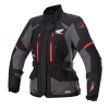 ALPINESTARS Dámska nepremokavá moto bunda Honda Stella Andes V3 Drystar – čierna/sivá Tar/jasná červená