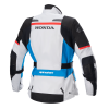 ALPINESTARS Dámska nepremokavá moto bunda Honda Stella Andes V3 Drystar – ľadová sivá/modrá/jasná červená