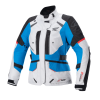 ALPINESTARS Dámska nepremokavá moto bunda Honda Stella Andes V3 Drystar – ľadová sivá/modrá/jasná červená