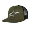 ALPINESTARS Šiltovka Corp Trucker – vojenská zelená/čierna