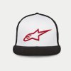 ALPINESTARS Šiltovka Corp Trucker – biela/čierna