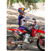 ALPINESTARS Motokrosové okuliare HUNTA96 XXV Supertech Vision – fialová/biela, strieborné zrkadlové sklo