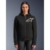 ALPINESTARS Dámska ochranná moto mikina Stella Chrome V2 Sport Hoodie – čierna/biela