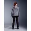 ALPINESTARS Dámska ochranná moto mikina Stella Chrome V2 Sport Hoodie – sivý melír/ružová fluo
