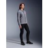 ALPINESTARS Dámska ochranná moto mikina Stella Chrome V2 Sport Hoodie – sivý melír/ružová fluo
