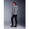 ALPINESTARS Dámska ochranná moto mikina Stella Chrome V2 Sport Hoodie – sivý melír/ružová fluo