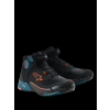 ALPINESTARS Moto topánky CR-X Drystar – čierna/petrolejová/oranžová fluo