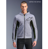 ALPINESTARS Ochranná moto mikina Chrome Air Sport – sivá melírovaná/čierna