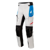 ALPINESTARS Textilné moto nohavice Honda Andes V3 Drystar – ľadová sivá/modrá/jasná červená