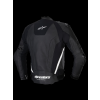 ALPINESTARS Kožená moto bunda Missile V3 Leather – čierna/biela