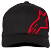 ALPINESTARS Šiltovka Corp Shift 2 Curved Brim – čierna/červená