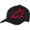 ALPINESTARS Šiltovka Corp Shift 2 Curved Brim – čierna/červená
