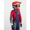 ALPINESTARS Detský motokrosový dres Youth Fluid Drag 2027 – modrá/tmavomodrá/ohnivočervená/biela
