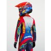 ALPINESTARS Detský motokrosový dres Youth Fluid Drag 2027 – modrá/tmavomodrá/ohnivočervená/biela