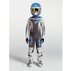 ALPINESTARS Detský motokrosový dres Youth Fluid Drag 2027 – kamenná sivá/svetloorgovánová/modrá UCLA