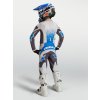 ALPINESTARS Detský motokrosový dres Youth Fluid Drag 2027 – kamenná sivá/svetloorgovánová/modrá UCLA