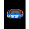 ALPINESTARS Motokrosové okuliare Vision 8 Wordmark – modrá/oranžová, červené zrkadlové sklo