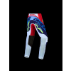 ALPINESTARS Detské motokrosové nohavice Youth Supertech Dyna 2027 – ohnivočervená/biela/tmavomodrá/modrá