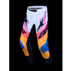 ALPINESTARS Motokrosové nohavice Supertech Dyna 2027 – biela/modrá Blithe/čierna/fialová