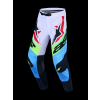 ALPINESTARS Motokrosové nohavice Supertech Dyna 2027 – svetloorgovánová/zelená fluo/čierna