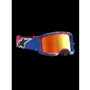 ALPINESTARS Motokrosové okuliare Vision 8 Maven – Fire Red Black, červené zrkadlové sklo