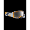 ALPINESTARS Motokrosové okuliare Vision 8 Maven – Dust Blue Orange, strieborné zrkadlové sklo