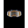 ALPINESTARS Motokrosové okuliare Vision 8 Maven – Dust Blue Orange, strieborné zrkadlové sklo