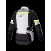 ALPINESTARS Textilná moto bunda Bogotá Pro Drystar – ľadová sivá/tmavá sivá/žltá fluo