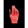ALPINESTARS Motokrosové rukavice Radar 2025 – Mars červená/strieborná