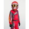 ALPINESTARS Detský motokrosový dres Youth Fluid Hunt 2027 – ohnivočervená/kamenná sivá/koralová Hot Coral