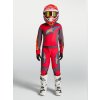 ALPINESTARS Detský motokrosový dres Youth Fluid Hunt 2027 – ohnivočervená/kamenná sivá/koralová Hot Coral