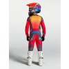 ALPINESTARS Detský motokrosový dres Youth Fluid Hunt 2027 – ohnivočervená/kamenná sivá/koralová Hot Coral