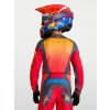 ALPINESTARS Detský motokrosový dres Youth Fluid Hunt 2027 – ohnivočervená/kamenná sivá/koralová Hot Coral
