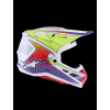 ALPINESTARS Motokrosová prilba S-M7 Fuse ECE 22.06 – Wh Yellow Fluo Purple Glossy