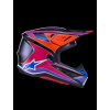ALPINESTARS Motokrosová prilba S-M7 Fuse ECE 22.06 – Blue Purple Pink Glossy