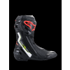 ALPINESTARS Športové moto čižmy Supertech R – čierna/biela/červená fluo/žltá fluo