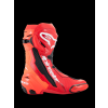 ALPINESTARS Športové moto čižmy Supertech R – jasná červená/červená fluo