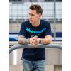 ALPINESTARS Tričko Collared CSF – tmavá modrá