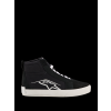 ALPINESTARS Moto topánky Ride-63 Canvas – čierna/studená sivá/šachovnica