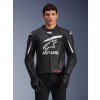 ALPINESTARS Kožená moto bunda GP Plus V4 – čierna/biela