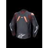 ALPINESTARS Kožená moto bunda GP Plus R V4 Rideknit – čierna/červená fluo/biela