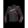 ALPINESTARS Dámska nepremokavá moto bunda Stella T-SPS V2 Waterproof – čierna/biela/ružová Diva