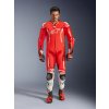 ALPINESTARS Kožená moto kombinéza GP Tech V5 1-Piece – červená fluo/jasná červená/biela