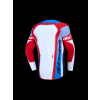 ALPINESTARS Detský motokrosový dres Youth Supertech Dyna 2027 – ohnivočervená/biela/tmavomodrá/modrá