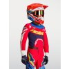 ALPINESTARS Detský motokrosový dres Youth Supertech Dyna 2027 – ohnivočervená/biela/tmavomodrá/modrá
