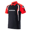 ALPINESTARS Polokošeľa Honda Polo – červená/čierna
