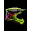 ALPINESTARS Motokrosová prilba Supertech M10 Unite ECE 22.06 – žltá fluo/čierna/ružová Diva Gl
