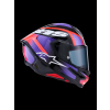 ALPINESTARS Integrálna prilba S-R7 Lumen ECE 22.06 – Bck Purple Red Fl White Glossy