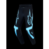 ALPINESTARS Motokrosové nohavice Supertech Vesta 2027 – čierna/tyrkysová