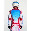 ALPINESTARS Motokrosový dres Racer Hunt 2027 – biela/ohnivočervená/modrá UCLA